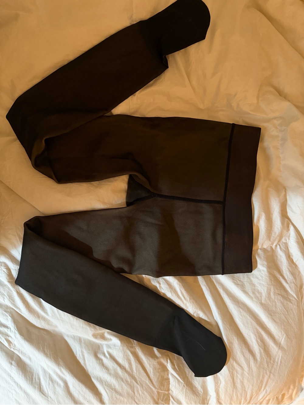 Fur lined leggings